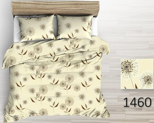 Kuorivuoteet 160x200 1460 Dandelions ecru napit 100% paksu puolalainen puuvilla