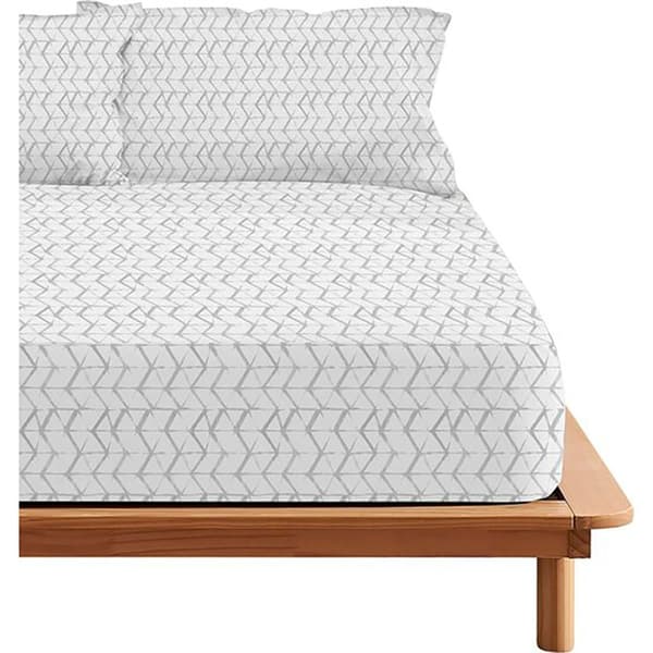 Ripshop Atlanta 100 % Bomullslakan Med Resår För 135/140x Säng 200 Cm