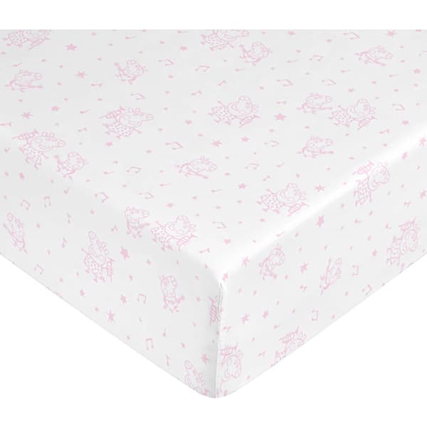 Play Fabrics Peppa Pig Lagen 100% Bomuld Til 105x Seng 200 Cm