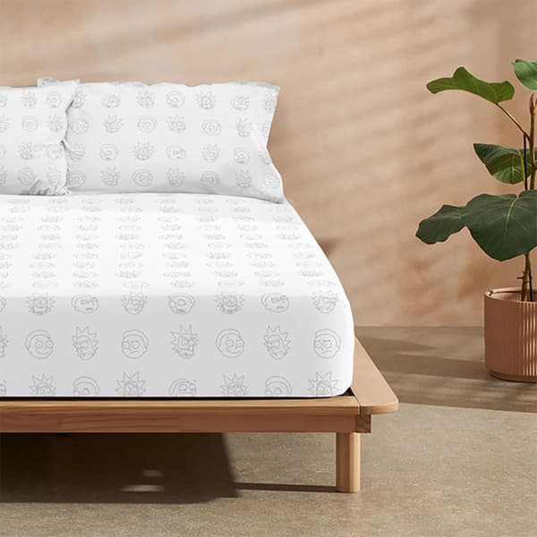 Play Fabrics Rick And Morty -aluslakana 100 % Puuvillaa 90x-vuoteeseen 200 Cm