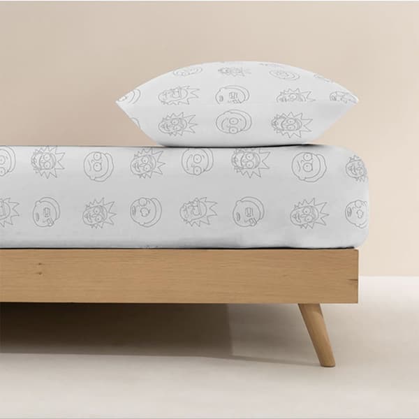 Play Fabrics Rick And Morty -aluslakana 100 % Puuvillaa 90x-vuoteeseen 200 Cm