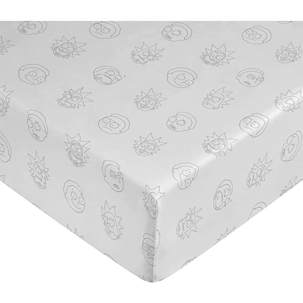 Play Fabrics Rick And Morty -aluslakana 100 % Puuvillaa 90x-vuoteeseen 200 Cm