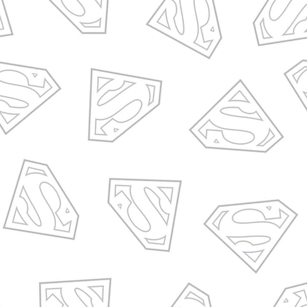 Play Fabrics Superman 100% Bomuld Fitted Lagen Til 105x Seng 200 Cm