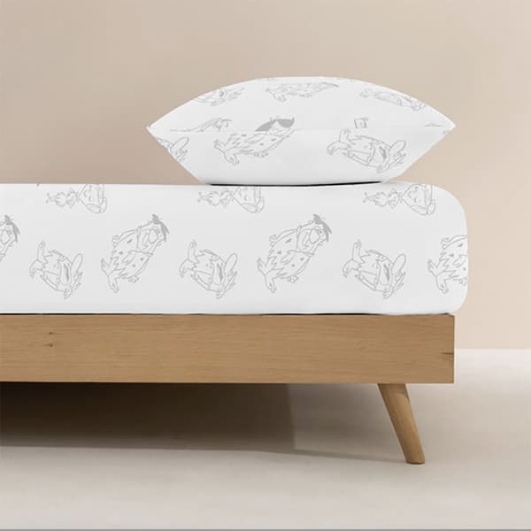 Play Fabrics Flintstones-lagen 100 % Bomuld Til 105x Seng 200 Cm