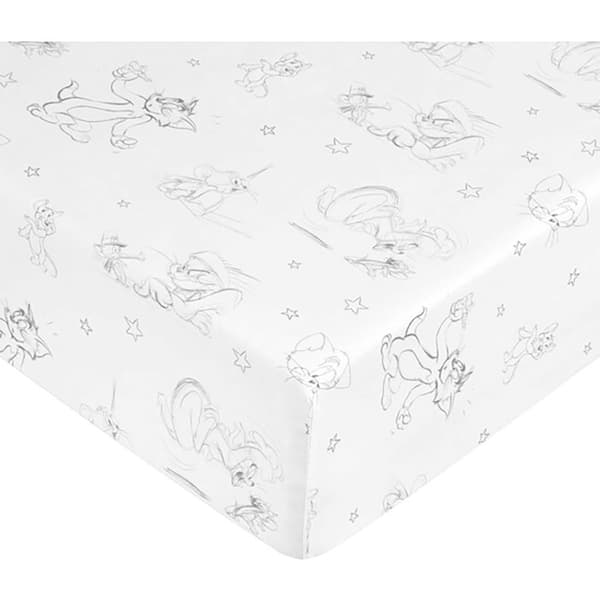 Play Fabrics Tom & Jerry 100 % Bomuld Fitted Lagen Til 150/160x Seng 200 Cm
