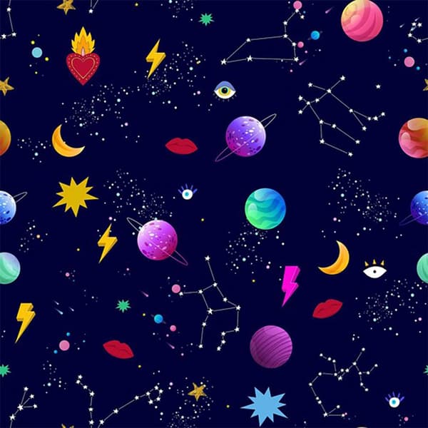 Ripshop Cosmos Dynebetræk Til Seng 260x240 Cm