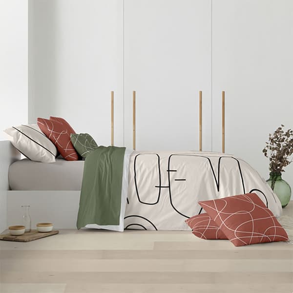 Ripshop Burgunder Dynebetræk Til Seng 140x200 Cm