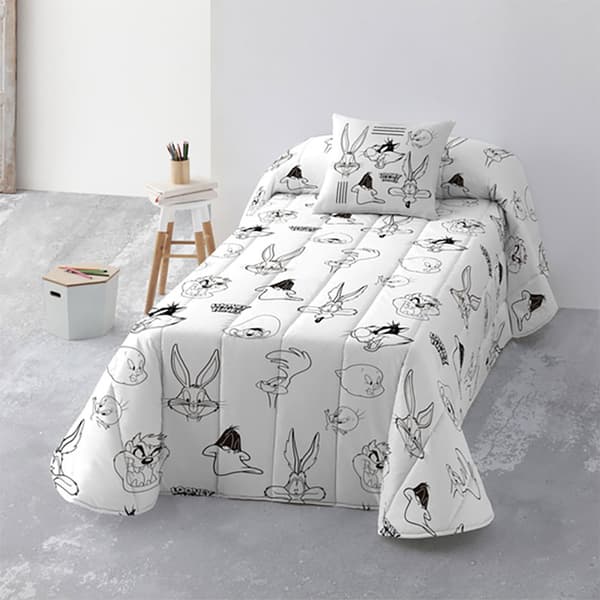Play Fabrics Bouti Looney B&w Til Seng 150 250x 100g 270 Cm