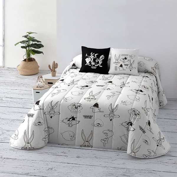 Play Fabrics Bouti Looney B&w Til Seng 150 250x 100g 270 Cm