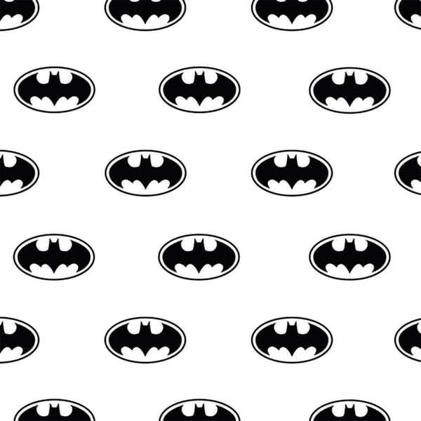 Play Fabrics Dynetæppe Med Knapper Batman Basic Til 180 Seng 260x240 Cm