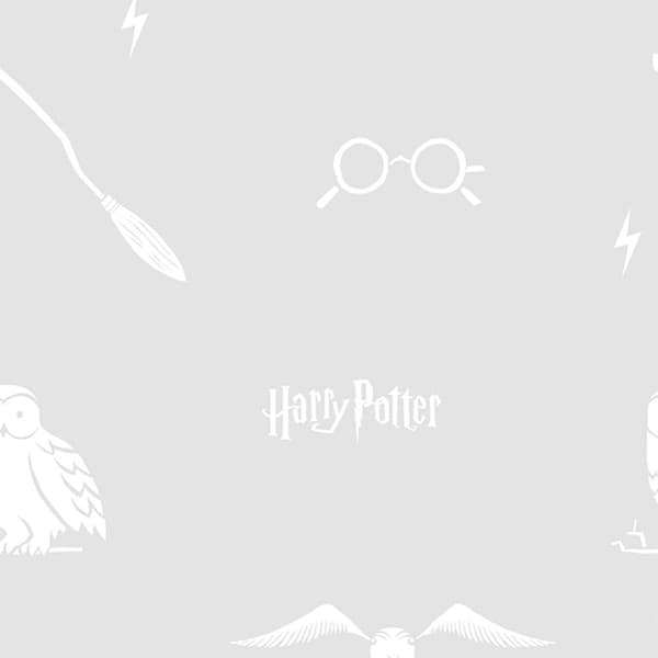 Play Fabrics Dynetæppe Med Knapper Harry Potter Universe Til 90 Seng 155x220 Cm
