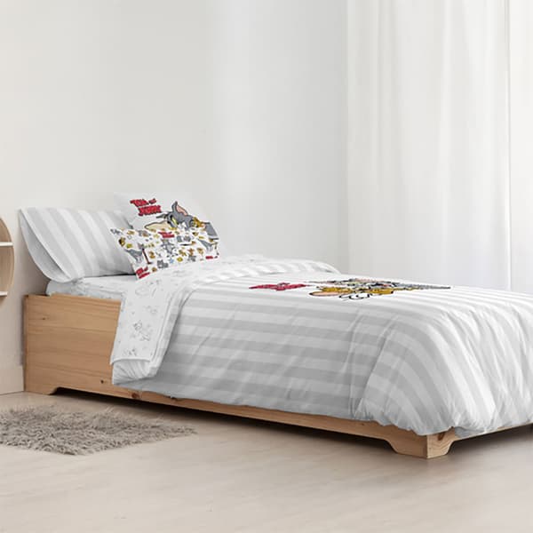 Play Fabrics Peitto Tom & Jerry Basic -nappeilla 150/160 Cm:n Sänkyyn 240x240 Cm