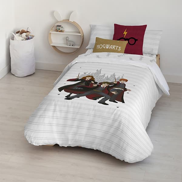 Play Fabrics Harry Potter Team Påslakan Med Knappar Till Säng På 105 Cm 180x240 Cm