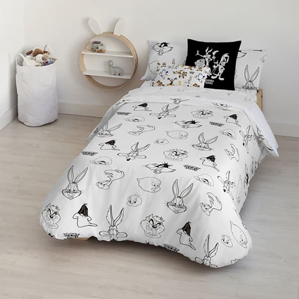 Play Fabrics Peitto Looney B&w -painikkeilla 90 Cm:n Sänkyyn 155x220 Cm