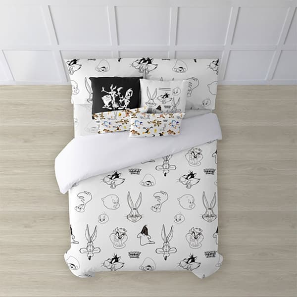 Play Fabrics Peitto Looney B&w -painikkeilla 90 Cm:n Sänkyyn 155x220 Cm