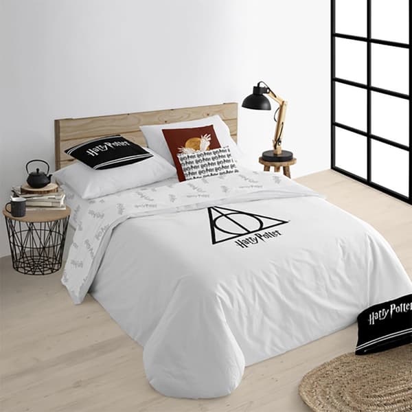 Play Fabrics Dynetæppe Med Knapper Nordic Hallows Til Seng På 120 Cm 200x200 Cm