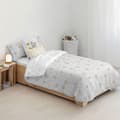 Miniatyrbillede 2 af 4: Play Fabrics Dynetæppe Med Knapper Tom Jerry Vichy Til Seng På 105 Cm 180x240 Cm