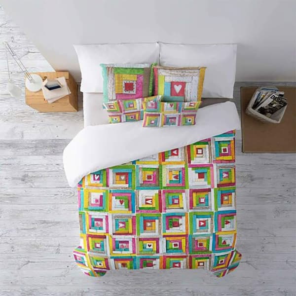 Belum Patchwork Påslakan För Säng 105 180x220 Cm