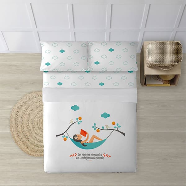 Belum Lakanset Med Matchande Tryckt örngott Och Hängmattelakan För 180 Säng 260x270 240x270 175x270 Cm