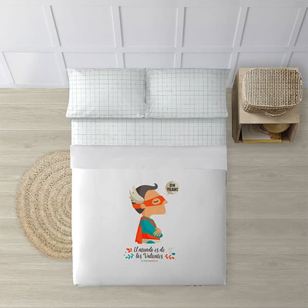 Belum Vuodevaatesetti Jossa On Painettu Tyynyliina Ja Aluslakana 135/140 Cm:n Sänkyyn 210x270 Cm