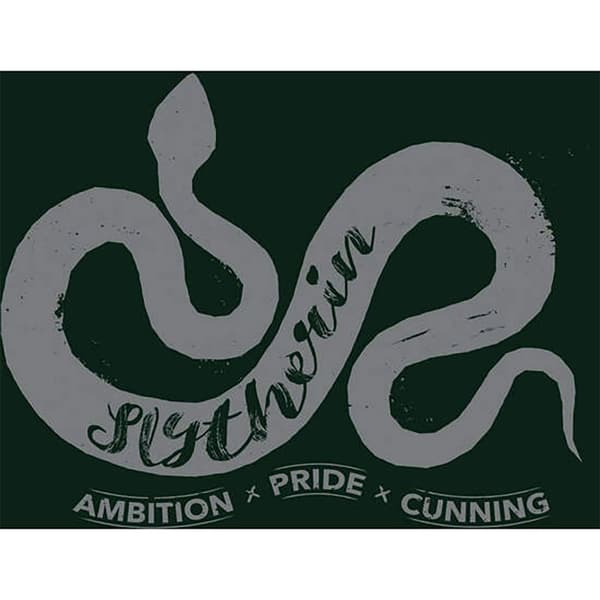 Play Fabrics Dynetæppe Slytherin Værdier Til Seng På 150 250g 250x270 Cm