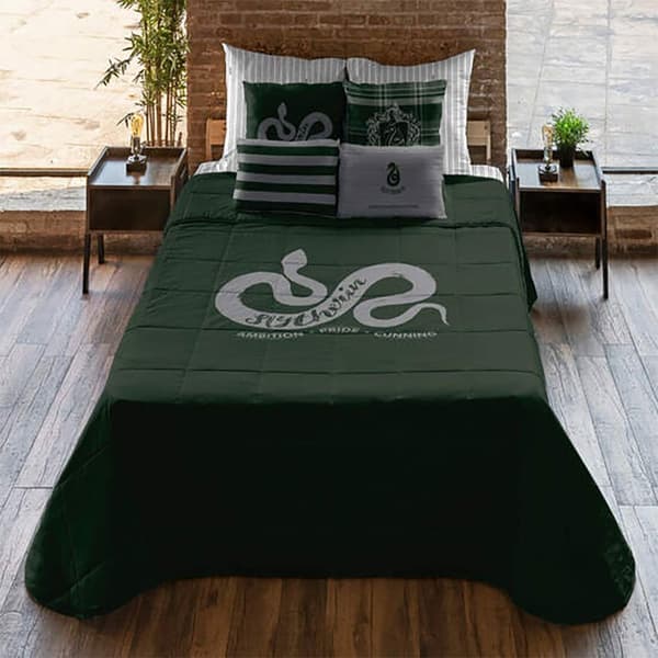 Play Fabrics Dynetæppe Slytherin Værdier Til Seng På 150 250g 250x270 Cm
