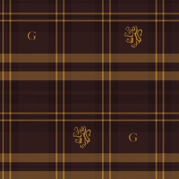 Play Fabrics Dynetæppe Med Knapper Gryffindor-billede Til 135/140 Seng 220x220 Cm
