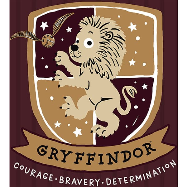 Play Fabrics Dynetæppe Med Knapper Gryffindor Sweet Til Seng På 120 Cm 200x200 Cm
