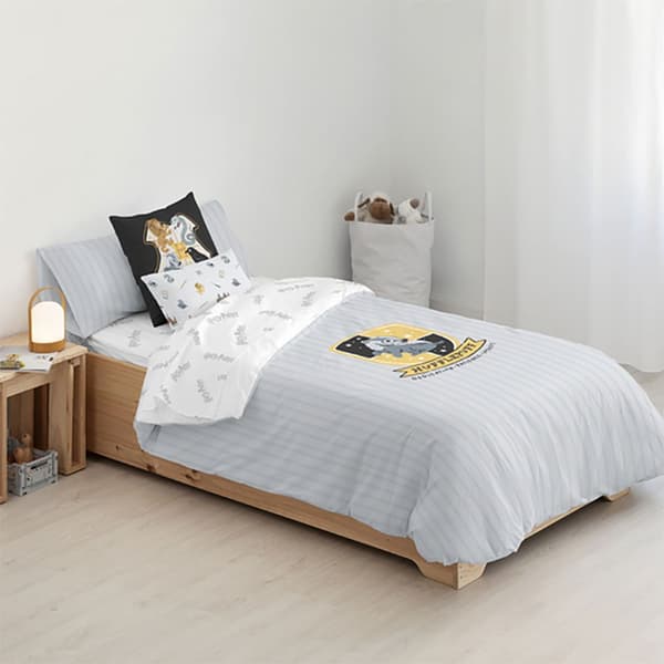 Play Fabrics Hufflepuff-peitto Jossa Napit 105 Cm:n Sänkyyn 180x220 Cm