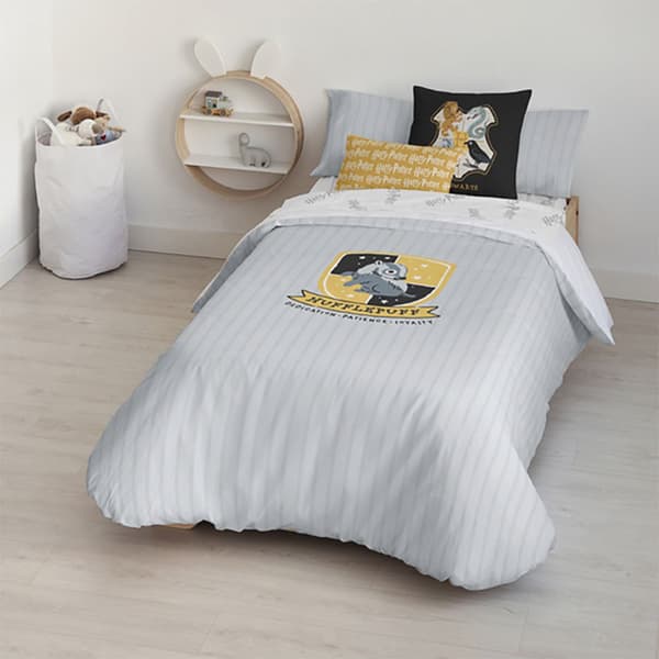 Play Fabrics Påslakan Med Knappar Hufflepuff Söt För Säng På 120 200x200 Cm