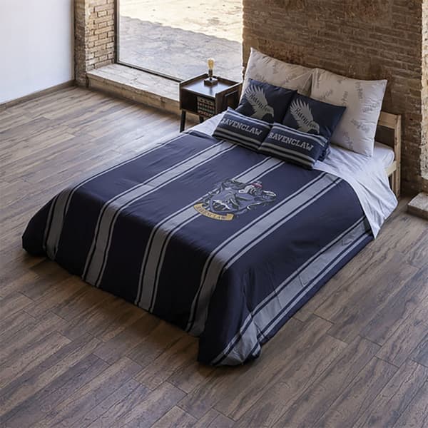 Play Fabrics Dynetæppe Med Knapper Ravenclaw Stripes Til Seng 120 200x200 Cm