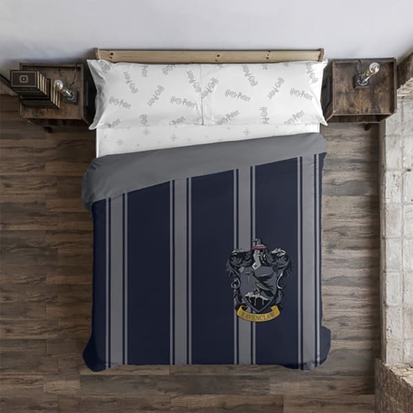 Play Fabrics Dynetæppe Med Knapper Ravenclaw Stripes Til Seng 120 200x200 Cm