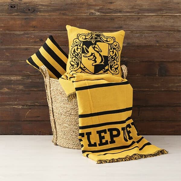 Play Fabrics Jaquard-tæppe Hufflepuff-huset 230x240 Cm