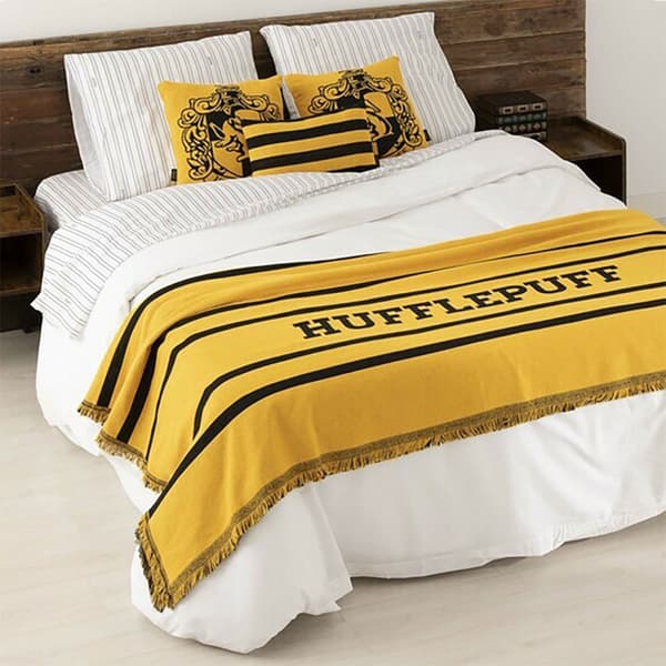 Play Fabrics Jaquard-tæppe Hufflepuff-huset 230x240 Cm