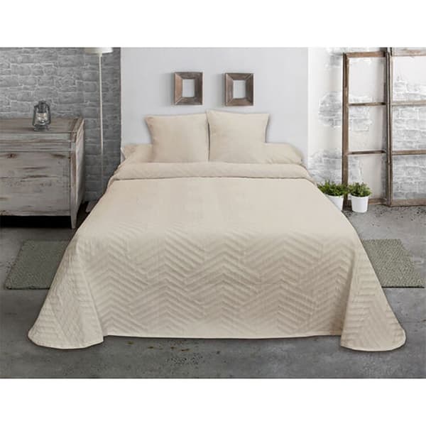 Hosteline Jacquard-herringbone-tæppe C-1 250x270 Cm