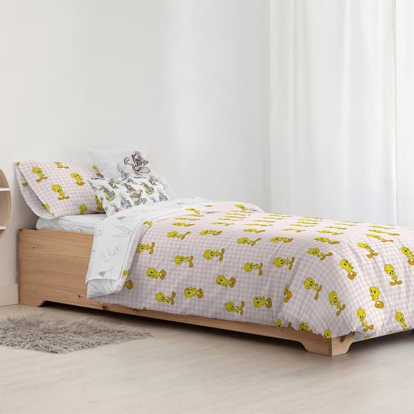 Play Fabrics Nordiskt Påslakan Med Vichy Pink-knappar För 120 200x200 Cm