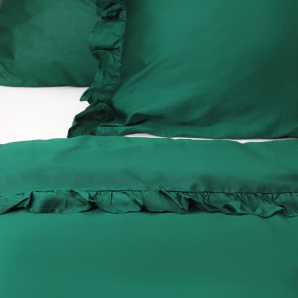Sengetøj | SELIN | satin mørkegrøn | 220x200 cm | SS23 954362