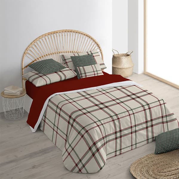 Belum Påslakan Med Julrutiga Knappar 90 155x220 Cm
