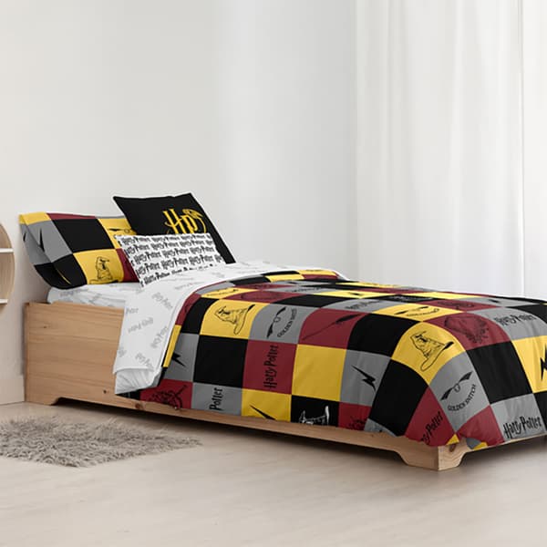 Play Fabrics Hogwarts Pictures Dynebetræk 200x200 Cm 120 Cm