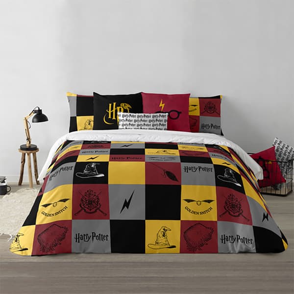 Play Fabrics Hogwarts Pictures Dynebetræk 200x200 Cm 120 Cm
