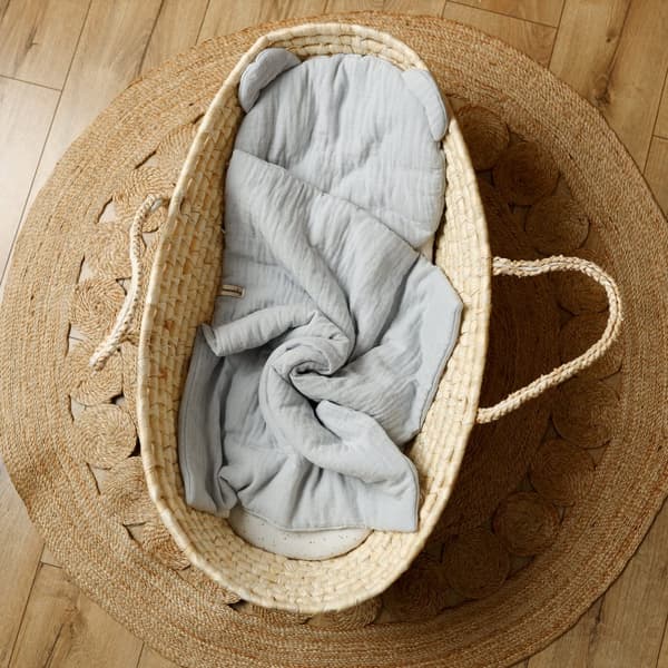 Täydellinen Muslin vuodevaatteet tyynyliina peitto 55x75 harmaa