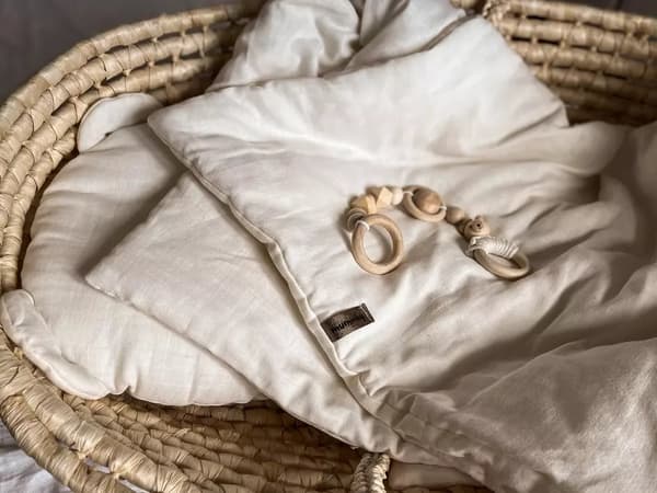 Babysängkläder 75x100 hypoallergena gjorda av naturlig bomull