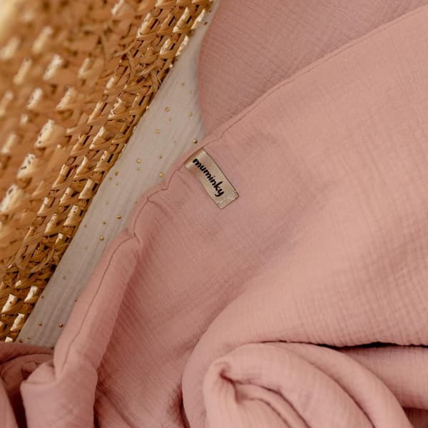Førskolebørns sengetøj Muslin 100x130 | Dirty Pink