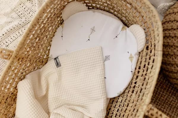 Baby Sängkläder Set 75x100 Drakar | Naturlig våffla