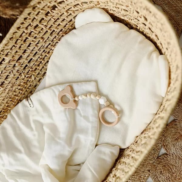 Muslin Pillow Bear | Luonnollinen