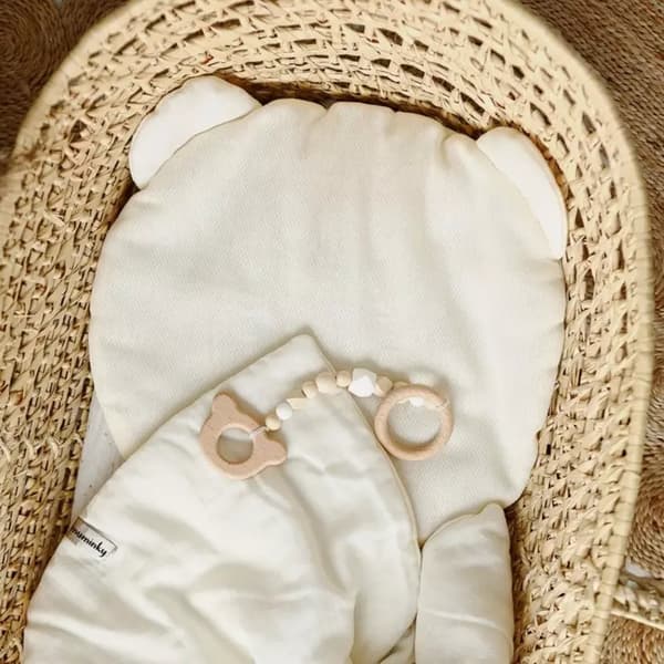 Muslin Pillow Bear | Luonnollinen