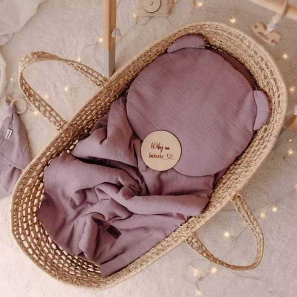 Förskolebarns sängkläder Muslin 100x130 | Lavendel A'la Lin