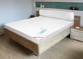 Miniatyrbillede 4 af 5: Madrasbeskytter/topper vandtæt ultralydsquiltet premium 90x200cm hvid