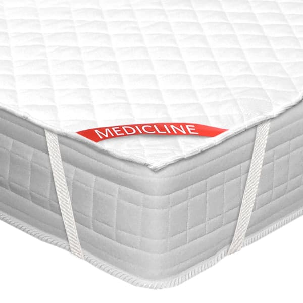 Madrasbeskytter/topper vandtæt ultralydsquiltet premium 90x200cm hvid
