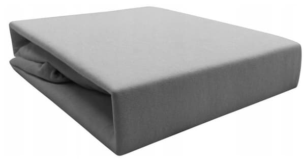 Påslakan JERSEY bomull 160x200 ljusgrå